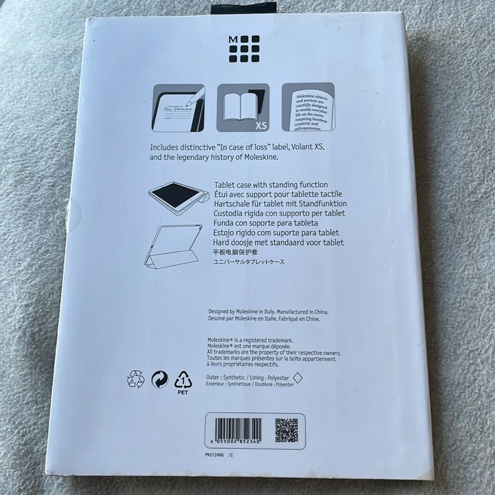 Moleskine iPad Air 2 Folio Case With Volant XS Included